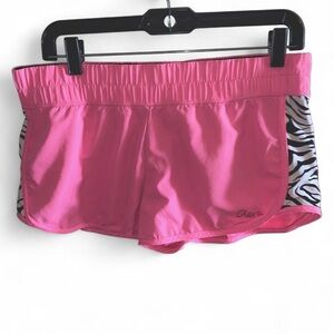 AERO  Shorts in Pink with Zebra Accents